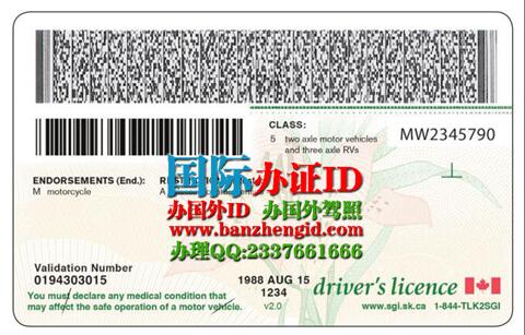 Saskatchewan ID Card