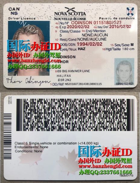 加拿大新斯科舍省驾照Nova Scotia driver's license（Nova Scotia id），如何在Nova Scotia省考到驾照，加拿大（NS）新斯科舍省驾照翻译，新斯科舍省驾照等级，办加拿大新斯科舍省驾照。新斯科舍省驾照样本。