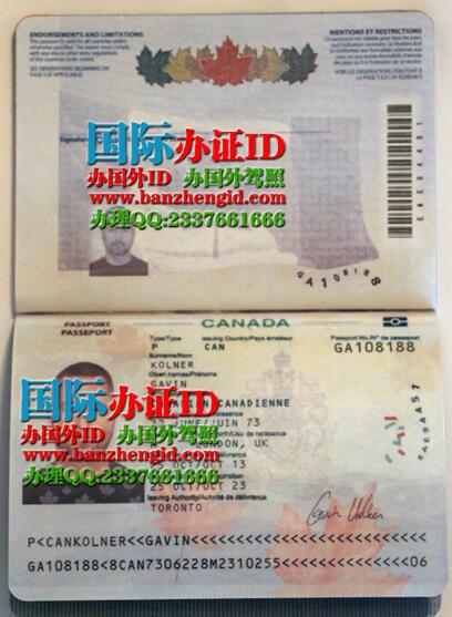 办理加拿大护照需要提供以下资料