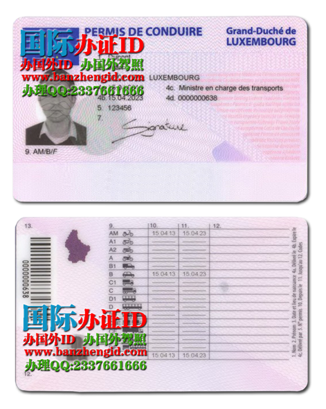 购买卢森堡驾照,Luxembourg driver's license,办理卢森堡驾照,Permis de conduire luxembourgeois,Lëtzebuerger Führerschäin